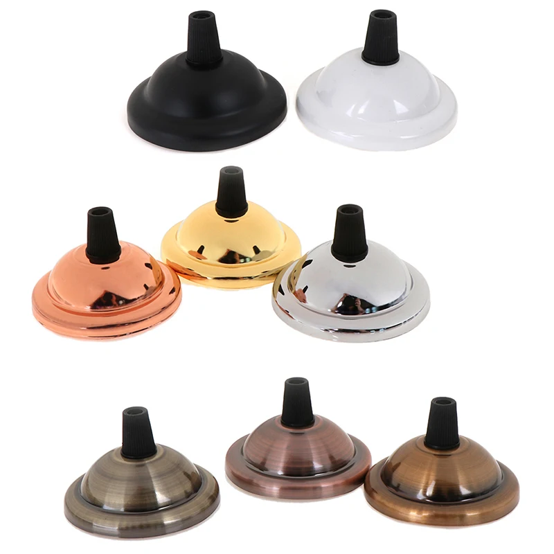 

Vintage Lamp Base Antique Ceiling Plate Metal Ceiling Lamp Holder Electroplating Iron Fitting Chandelier Base DIY Lighting