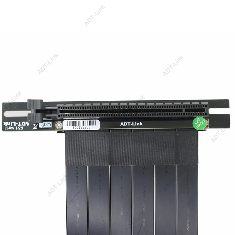 Видеокарты ADT Link с вертикальным кронштейном PCIe 3 0x16 видеокарта удлинителем slot для