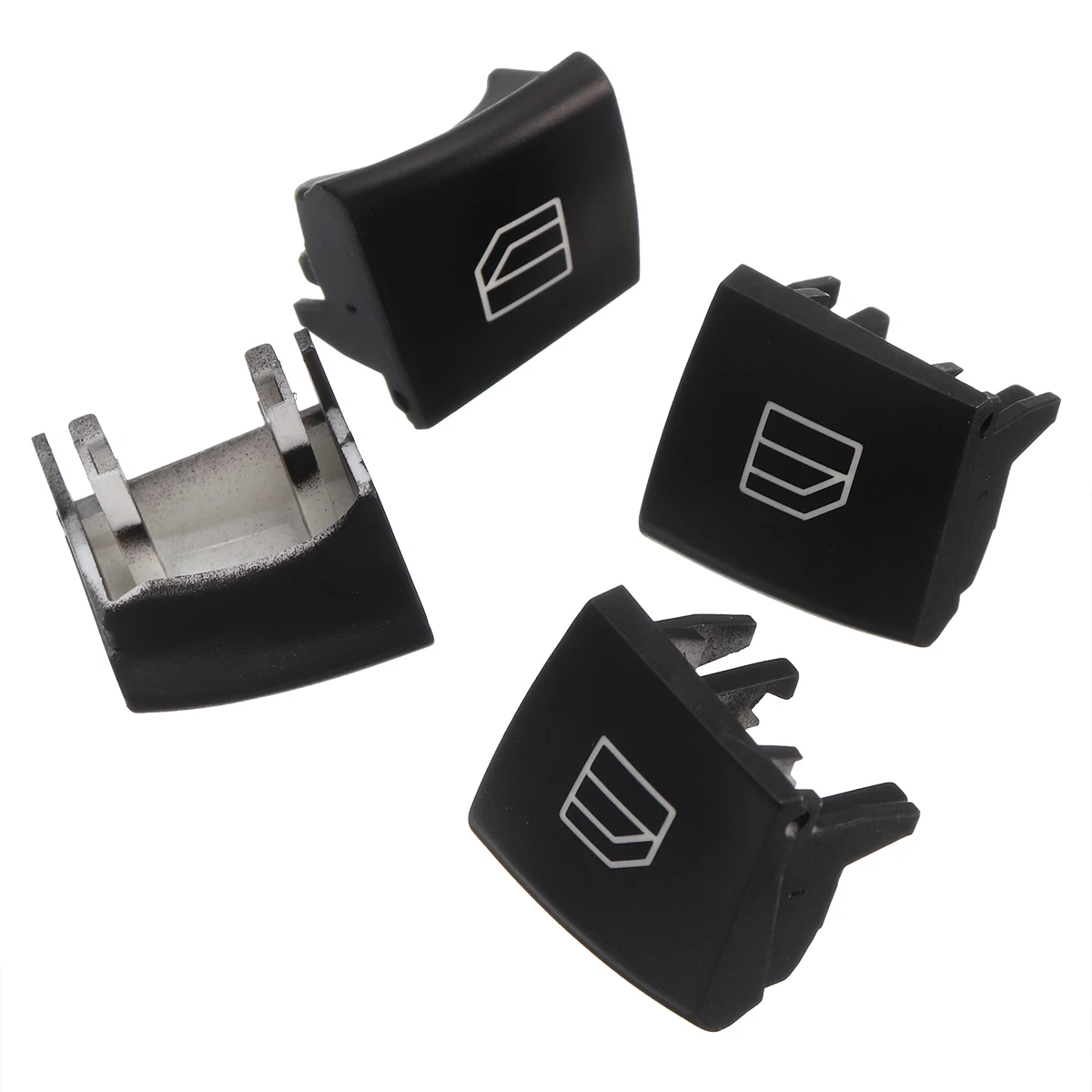 

Кнопки переключателя стеклоподъемника для Mercedes ML GL R Class W164 X164, 4 шт., ремонтные колпачки 2518300290 2518300390