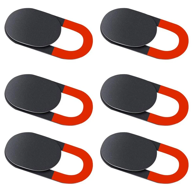 Крышка для веб-камеры 6 шт. пластиковый слайдер затвора универсальная