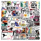 Классические водонепроницаемые граффити-наклейки для тхэквондо, 1050 шт.компл., для аниме, скейтборда, багажа, ноутбука, телефона, автомобиля, мотоцикла