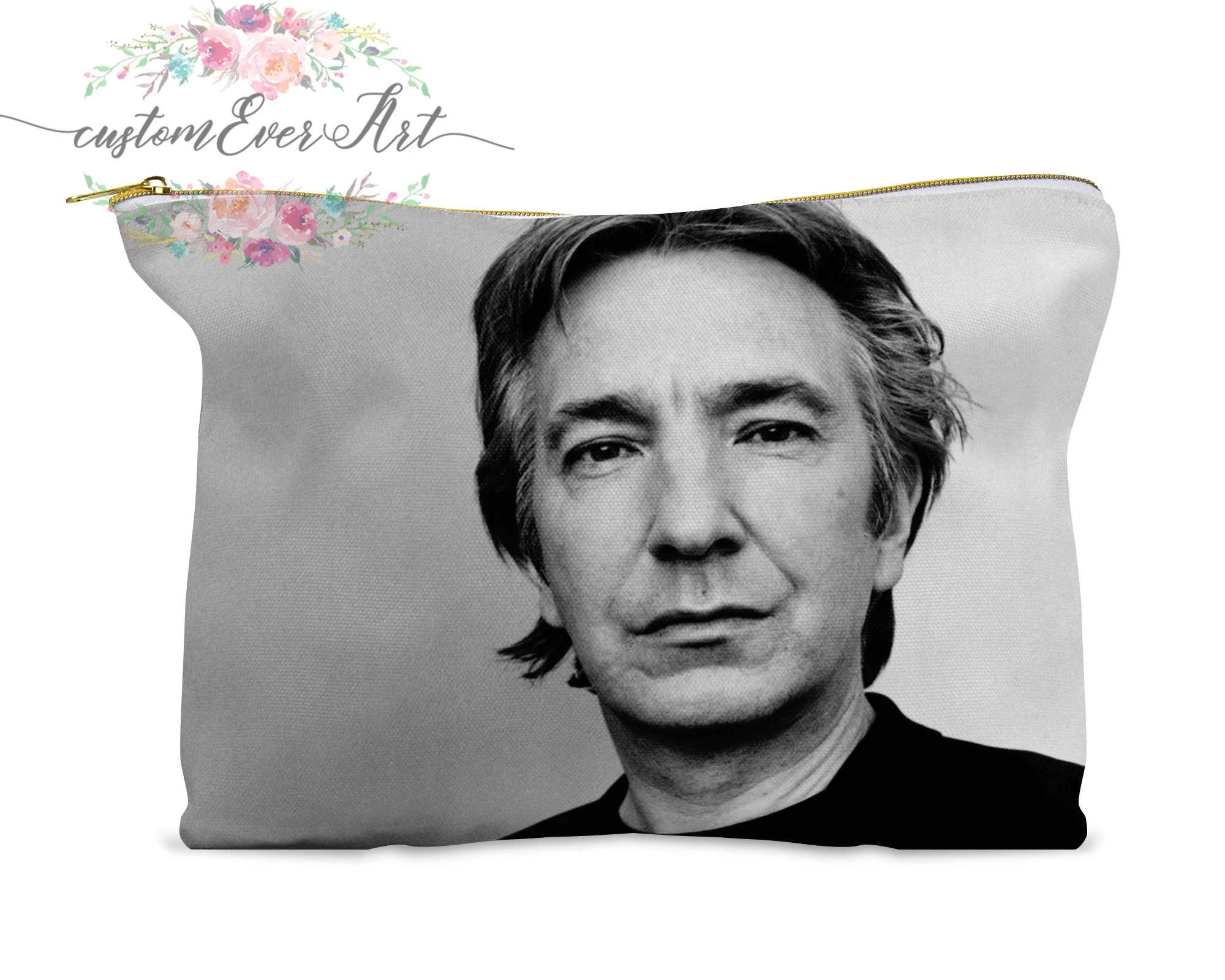 Alan Rickman косметичка Персонализированная маленькая Забавный органайзер для