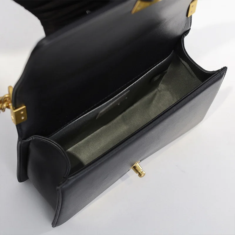 

Banneli High Quality Female Chain Flap Bags Vintage Casual Solid Simple Ladies Handbags Composite Shoulder Plaid Bag For Women's