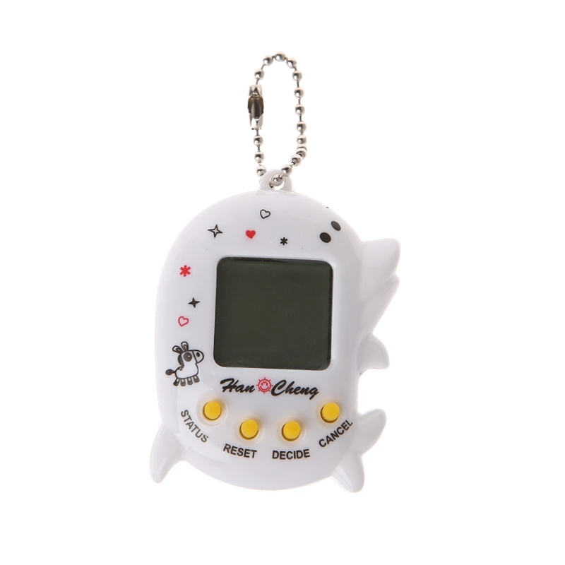 Дельфин Форма lcd Виртуальная Цифровая Pet электронная игровая машина с брелком