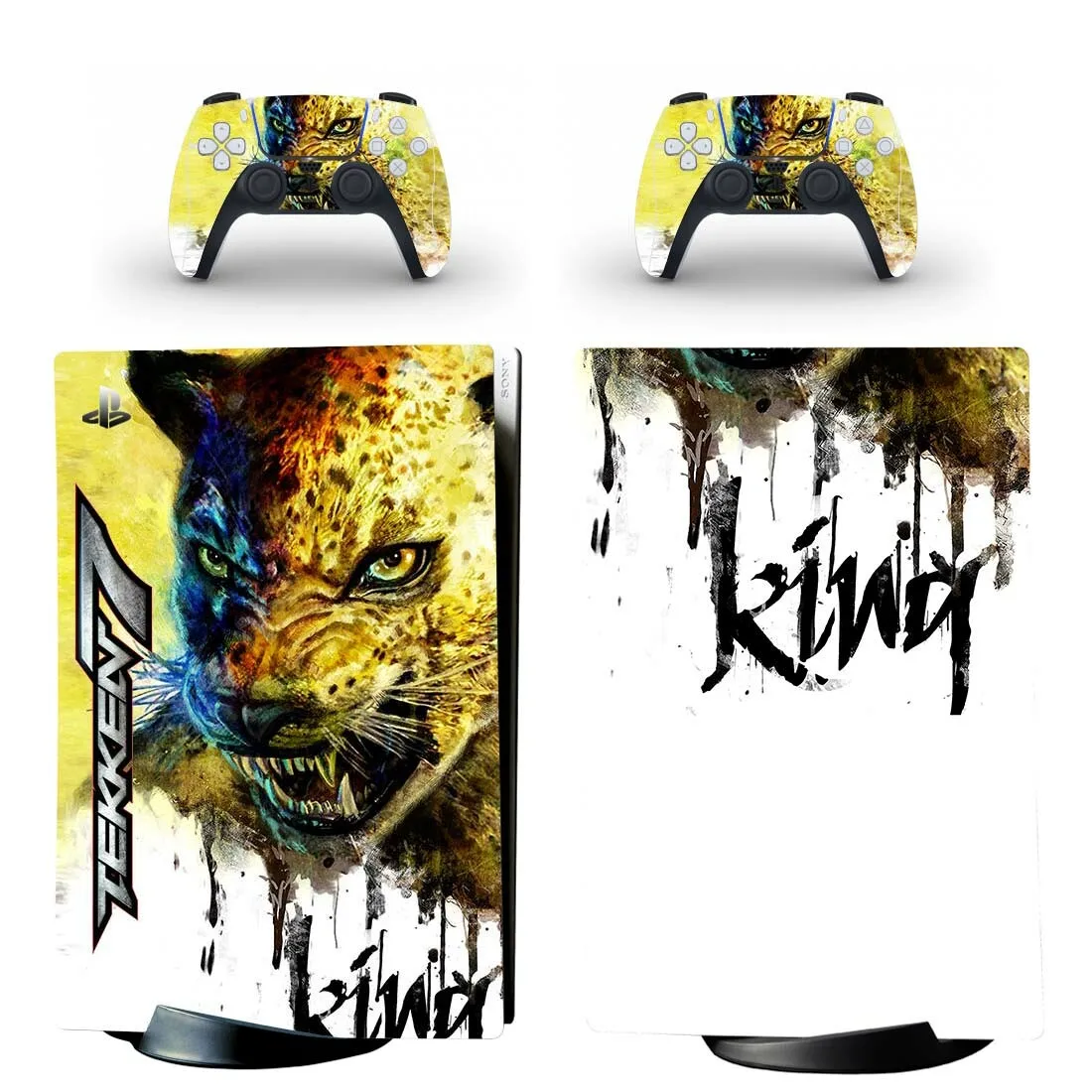 

Tekken 7 PS5 Digital Edition Skin Sticker Decal Cover for PlayStation 5 Console & Controllers PS5 Skin Sticker Vinyl