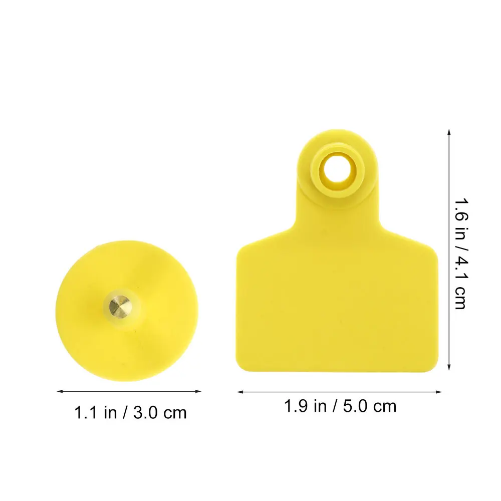 

100pcs Practical Livestock Simple Ear Tags Ear Tags Supplies for Pasture