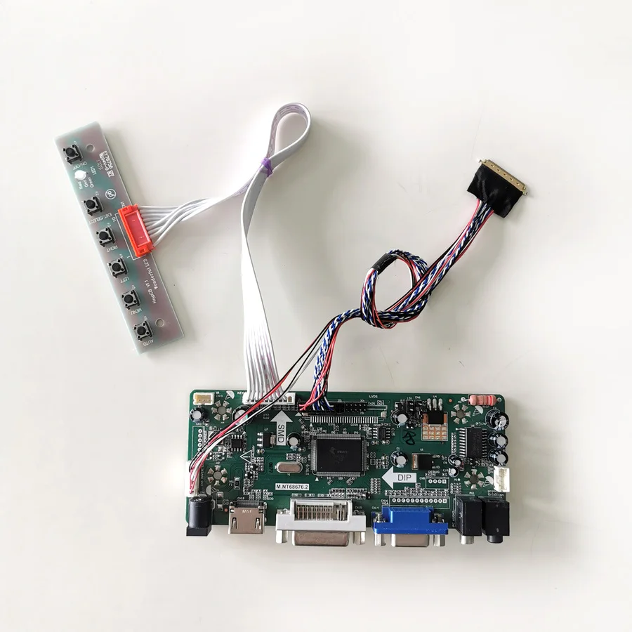 Подходит для LP101WS1 N101N6 LVDS 40 контакты WLED VGA HDMI DVI 1024*576 ноутбук ПК ЖК-дисплей панель 10 1