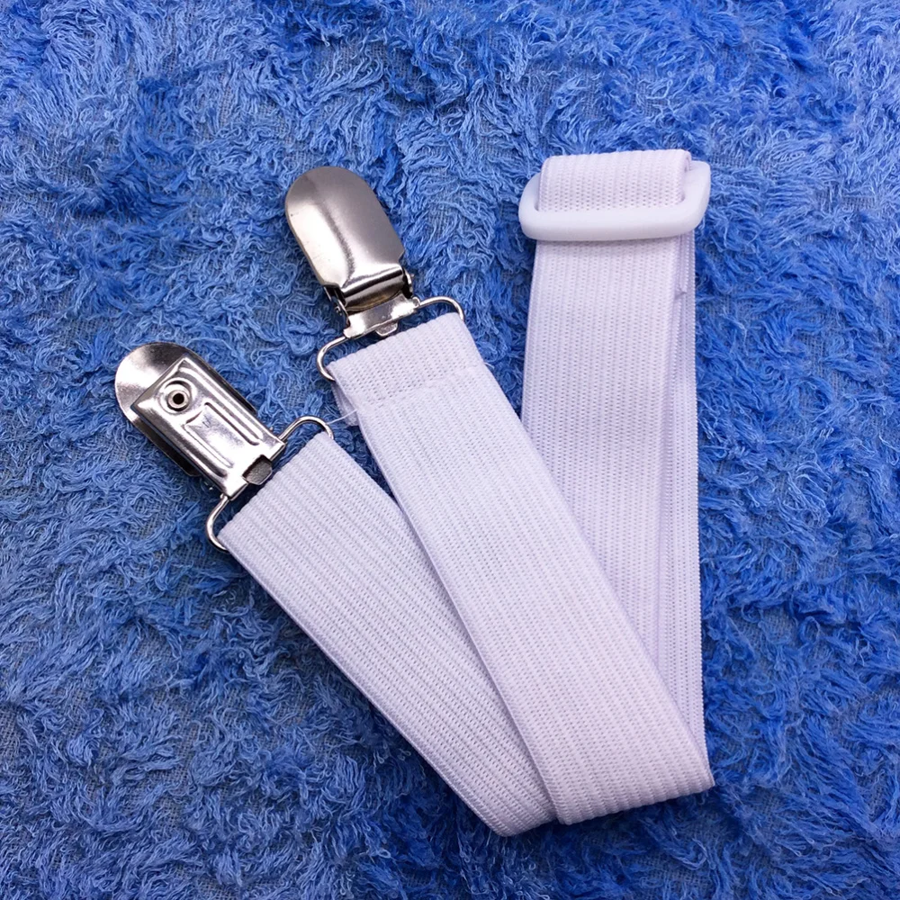 

4pcs Multipurpose Bed Sheet Fasteners Adjustable Suspenders Gripper Elastic Strap with Clips for Bed Sheets Mattress Covers