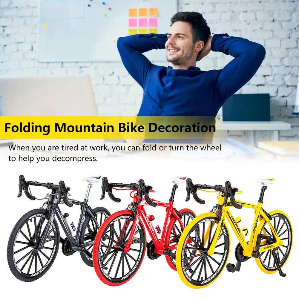 

Износостойкая Складная мини-модель велосипеда, украшение из сплава