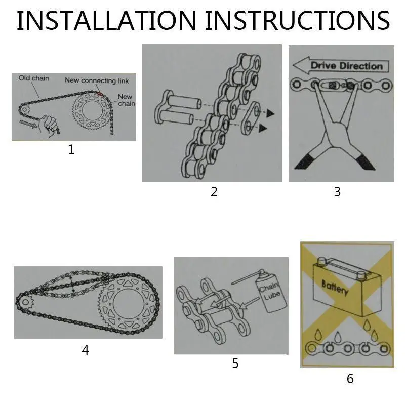 

13T49T Motorcycle Front Rear Sprocket Chain Set With 520 Kits For Suzuki GSX250 Katana 4 Cyl GSX 250 Acrosse 1990-1994