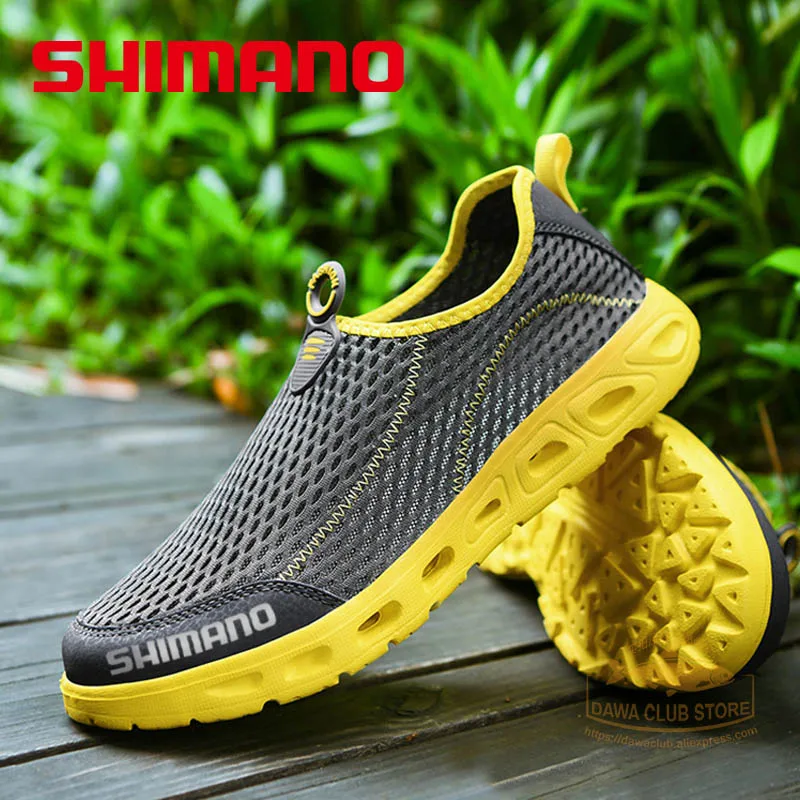 

2021 SHIMANO Fishing Shoes Men Outdoor Sports Travel Wading Shoes Fishing Breathable Anti-Slippery Shoes Large Size Shoes 39-48