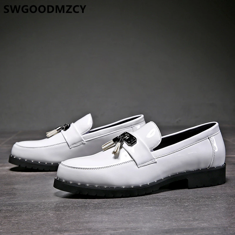 

Dress Shoes Men Formal Coiffeur Office Shoes Men Classic Italian Brand Loafers Men Wedding Dress Shoes Big Size 48 Buty Meskie