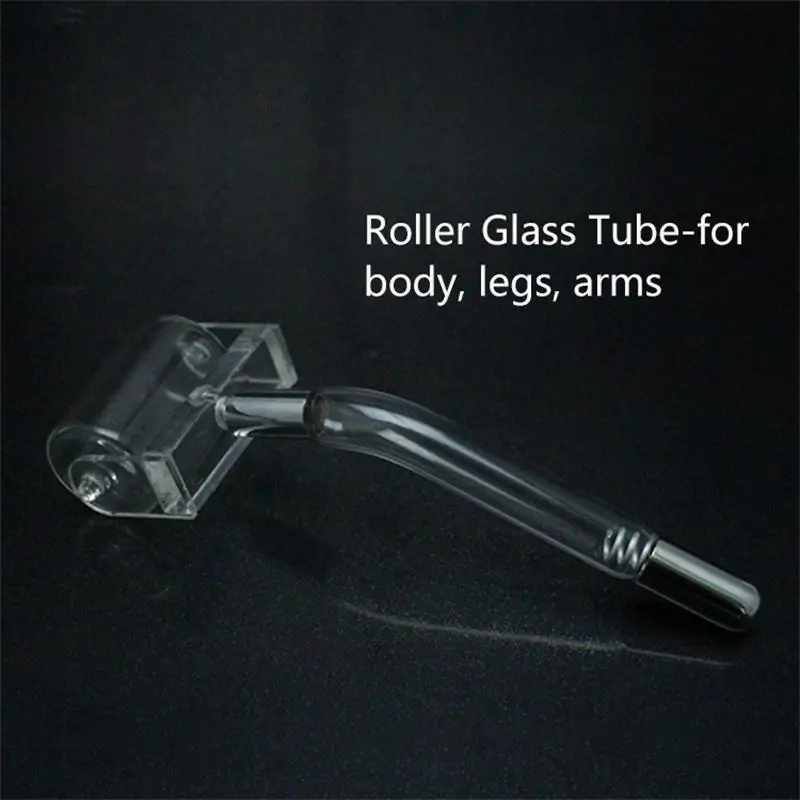 roller glass tube Высокий массажер для лица Частотный портативный ручной уход за волосами подтяжка кожи пятно от акне аппарат для борьбы с морщинами Красота терапия опухшие глаза - Цвет: roller glass tube
