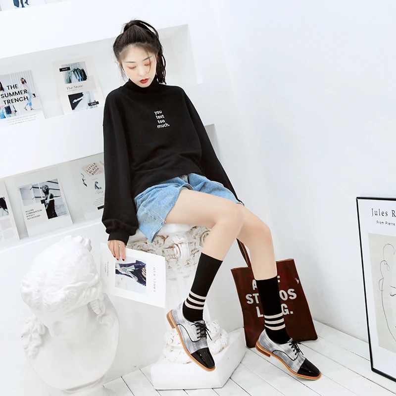 

Spring 2020 shallow mouth gentle wind flat bottom wild fairy single shoes female popular tide shoes breathable Z569