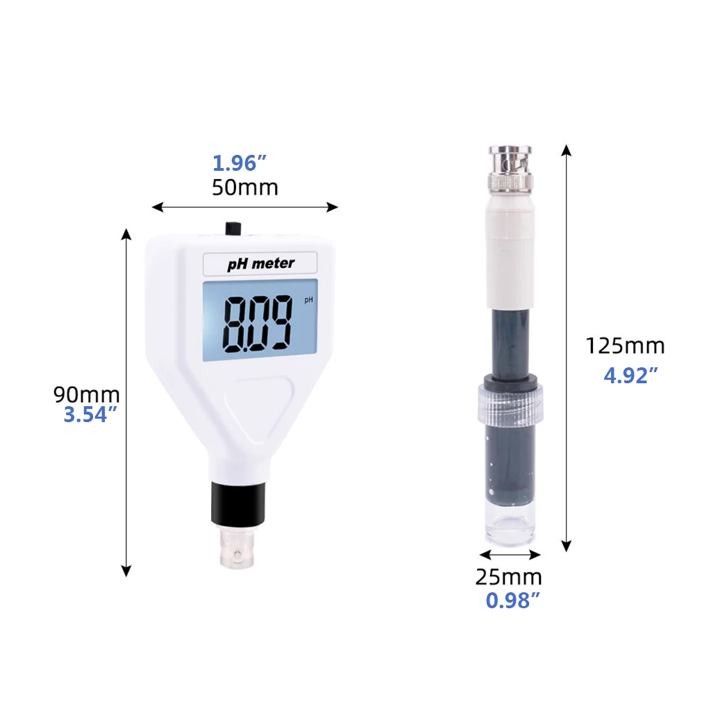 

Portable PH Meter Tester Multipurpose Skin/Food/ Soil /Fruits/ Meat/ Lab PH Tester Multipurpose Pen Type PH Measure