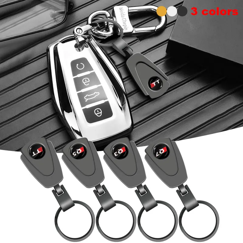 

1pcs Car Styling 3D Metal Emblem Auto Keychain Key Hook Key Rings For Audi TT Q3 Q5 Q7 A3 A4 A5 A6 A7 A8 B5 B6 B7 B8 B9 8P C5 C6