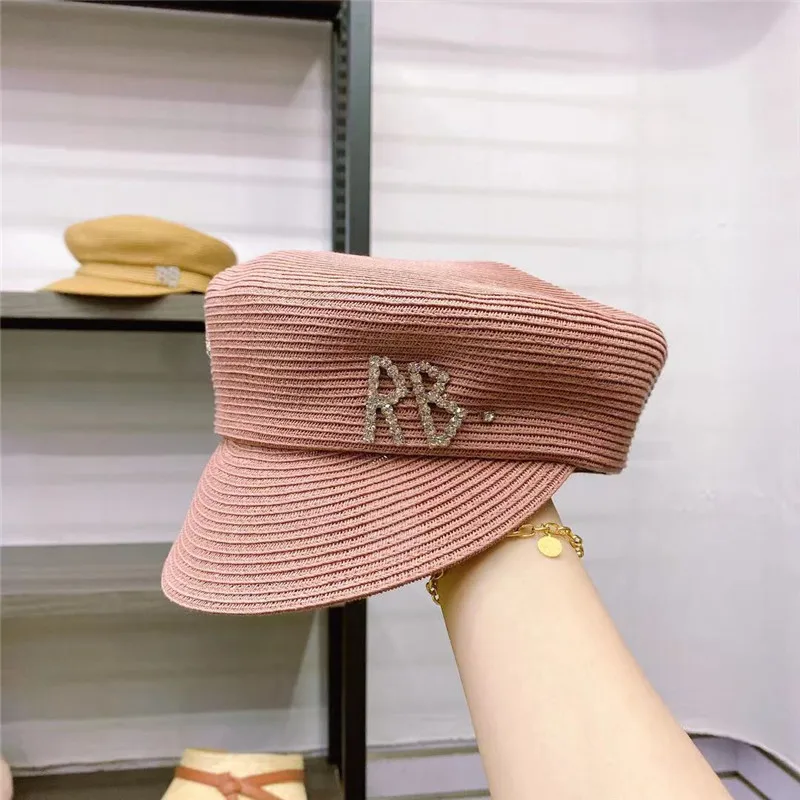 Новинка женская летняя воздухопроницаемая соломенная Кепка USPOP для газетчика
