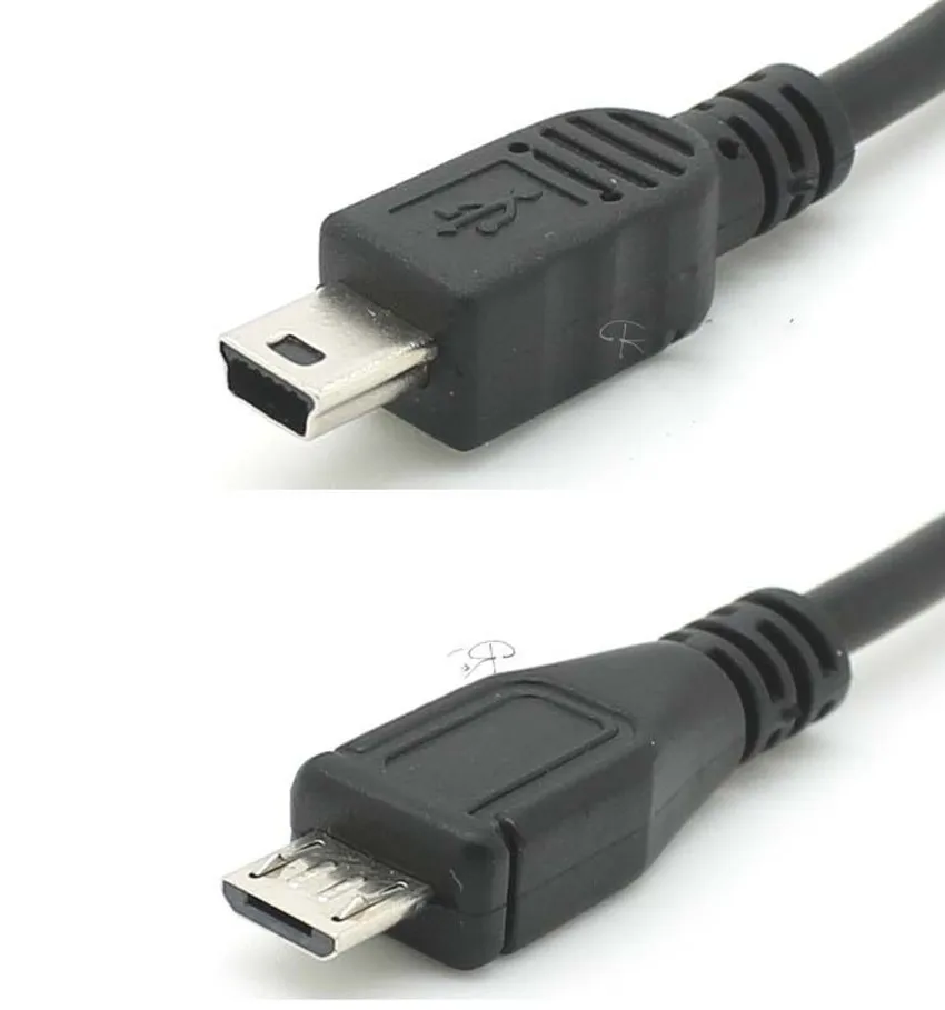 Адаптер хоста OTG 30 см Micro USB Тип B штекер-мини Штекер кабель преобразователя новый