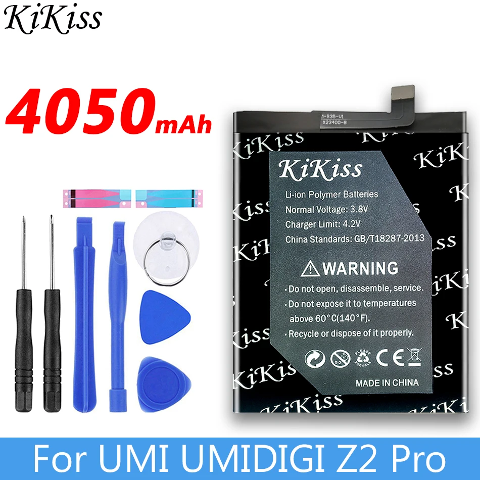 Аккумулятор KiKiss 4050 мАч Z2 Pro Мобильный телефон для UMI Umidigi Z2Pro аккумулятор +