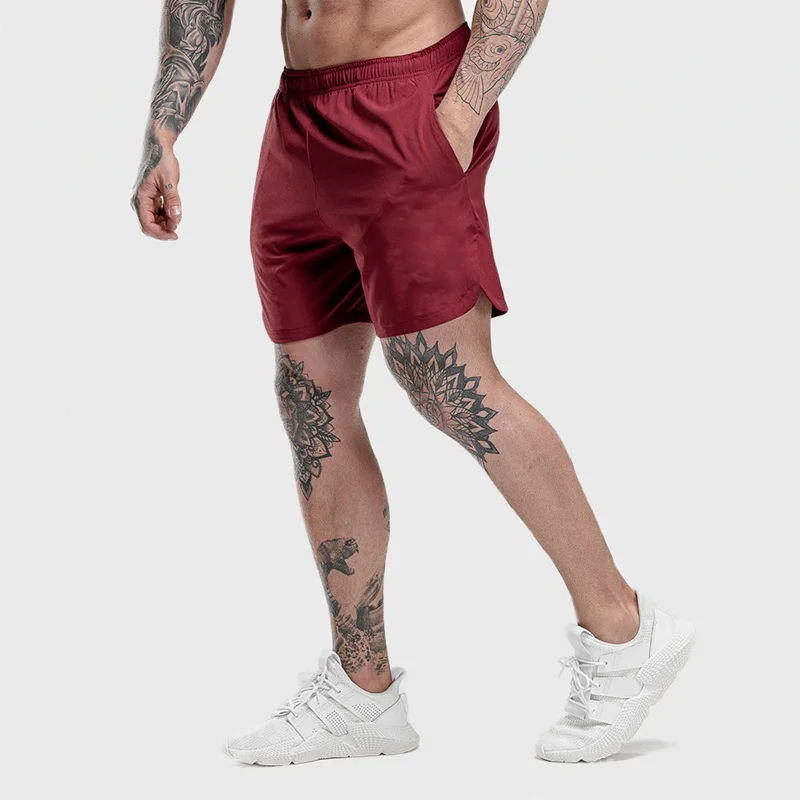 

gym mens shorts Quick dry ropa deportiva hombre Solid running sweatpants Men Summer Fitness workout shorts sport short homme
