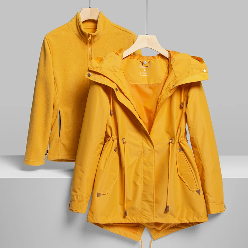 

Winter Hiking Jacket Women Waterproof Down Outdoor Ski Polyester Sweat Suits Chaqueta Calefactable Waterproof Jacket BD50CF