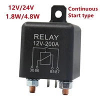 1 pcs 12v24v 200a 1 8w4 8w new car truck motor automotive high current relay continuous type automotive relay car relays