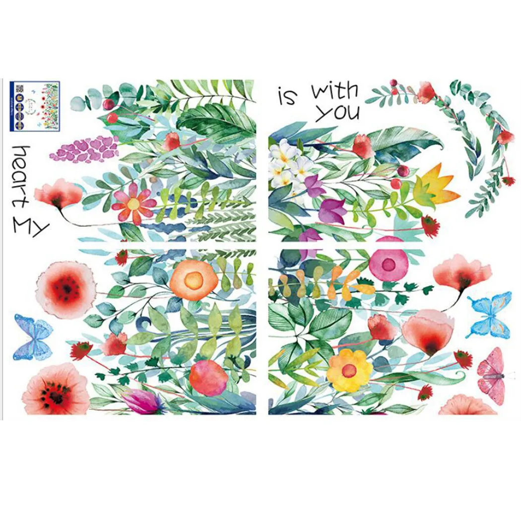 

Tropical Wall Sticker Wall Butterfly Decal Decor Decoration Home Large