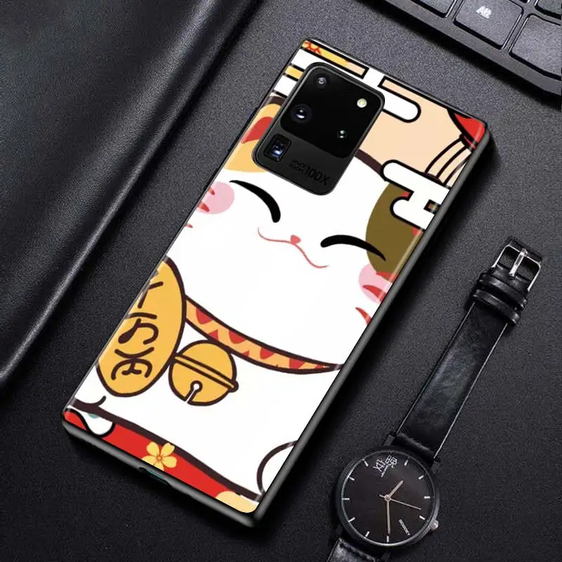 

Lucky Cat Cute for Samsung S20 FE Ultra Plus A91 A81 A71 A51 A41 A31 A21S A11 A72 A52 A42 A32 A12 A02S Phone Case