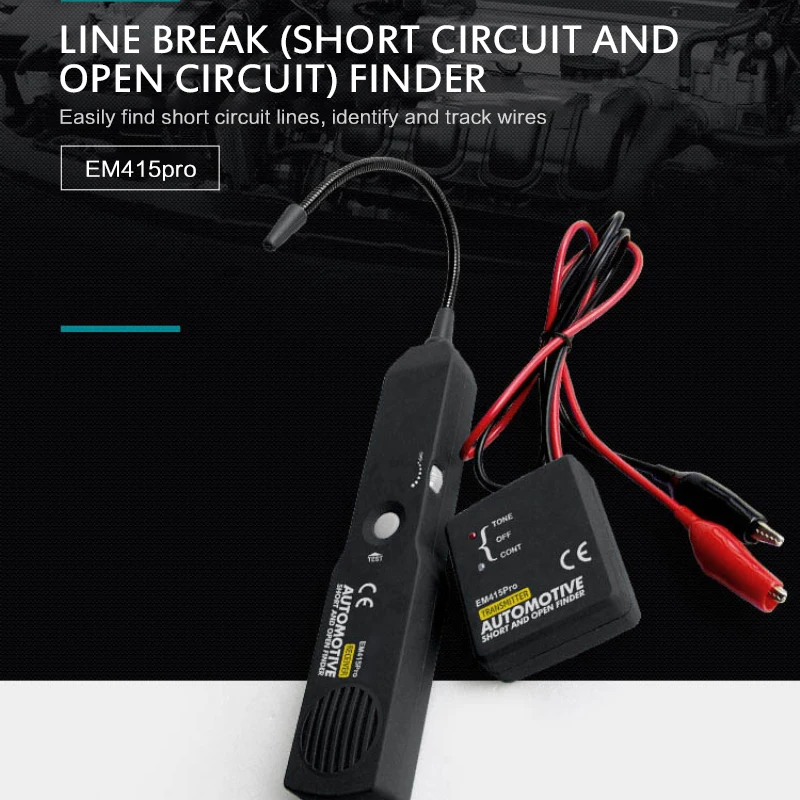 Цепи автомобиля сканер с открытым и короткие цепи постоянного тока тестер кабеля