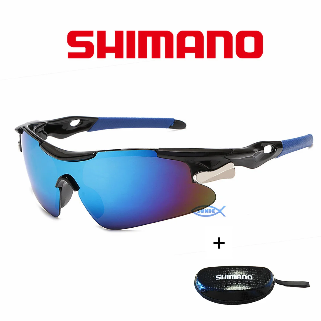 Мужские поляризованные солнцезащитные очки Shimano с защитой от УФ лучей для