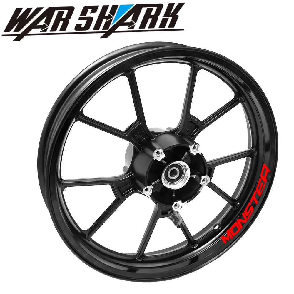 

Motorcycle Wheel Sticker Decal Reflective Rim Suitable For DUCATI MONSTER 1000 900S4R S4 400 620 M750 S2R 800 M400 M600 M620