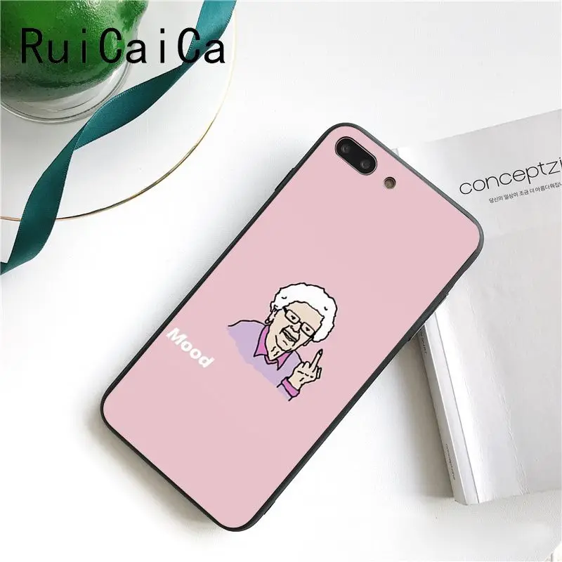 Чехол для телефона Ruicaica Funny Fat Man Love Heart с изображением динозавра iPhone 8 7 6 6S X XS MAX 5 5S SE