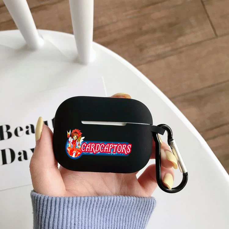

anime Card Captor Earphone Case Airpods Pro Case Wireless Bluetooth apple airpods pro Case Cover Silicone Case