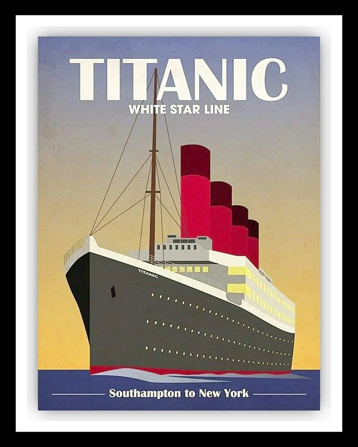 

Soutampton в Нью-Йорк тема из металла наклейки в ретро стиле 8x12 дюймов настенная вывеска для декора