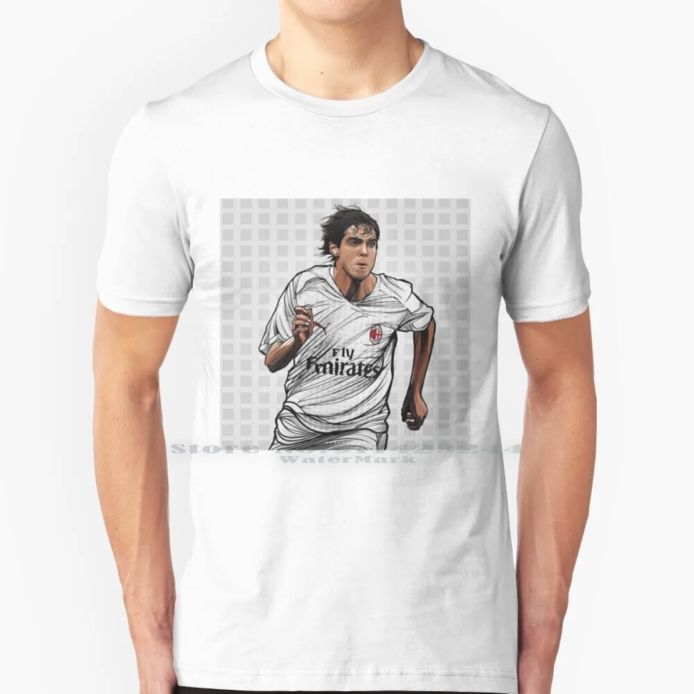 Футболка с изображением Миланского трикотажа Kaka 2020-2021 100% чистый хлопок Ricardo