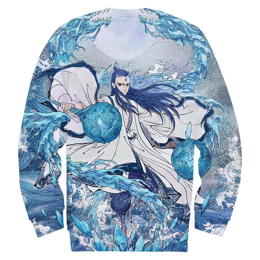 

Fashion Sweatshirt Men's Pullover Harajuku Street Casual Thick Sportswear Print New Punk Style 3D Full Spring, Autumn, Winter