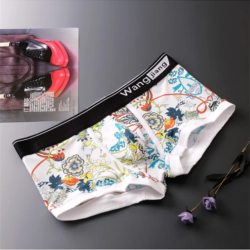 Трусы-боксеры мужские нейлоновые повседневные пикантные для сна трусы-боксеры