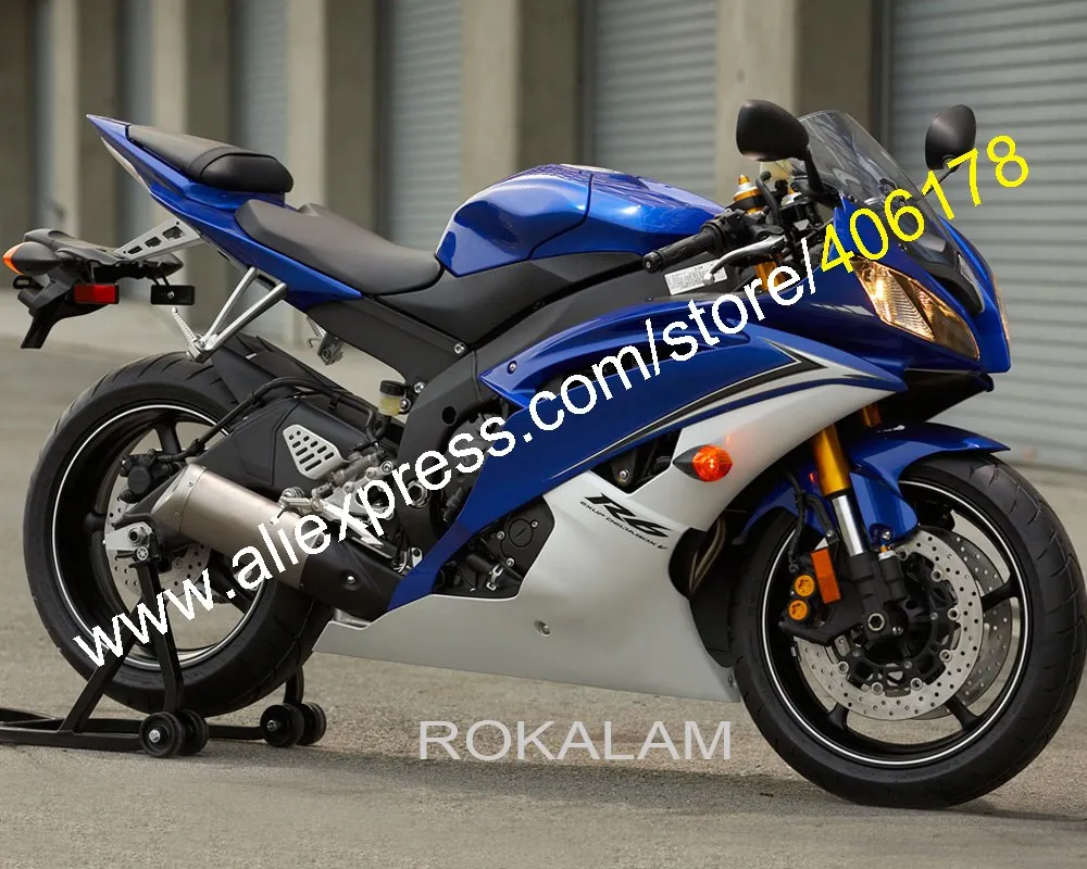 

Комплект обтекателей ABS для Yamaha YZF R6 08 09 12 13 14 15 16 YZF-R6 YZF600 2008-2016 YZFR6 Вторичный рынок (литьё под давлением)