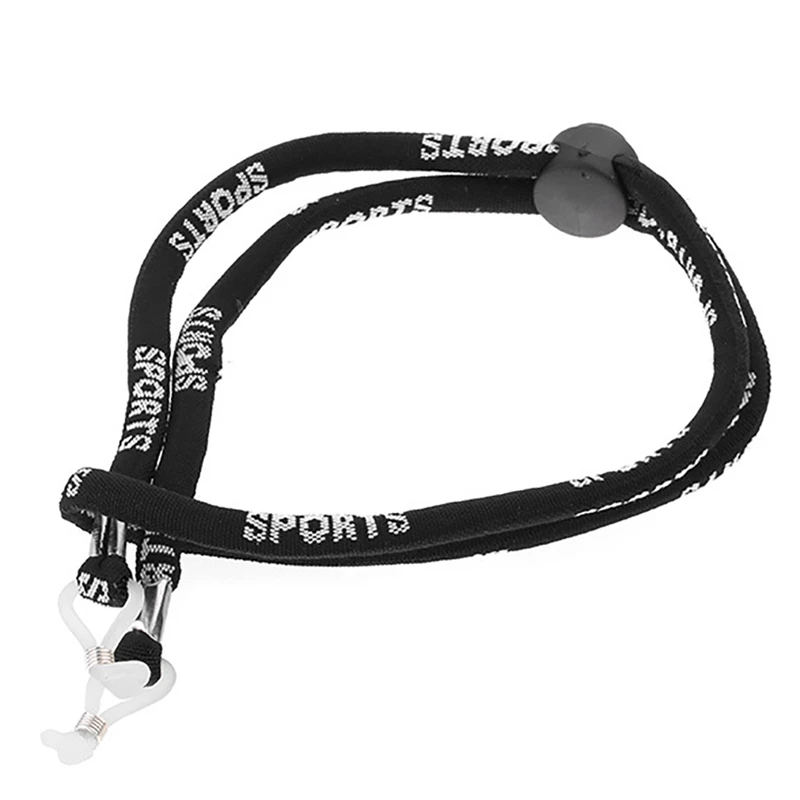 Противоскользящий регулируемый ремешок для очков толстый шнур спортивные