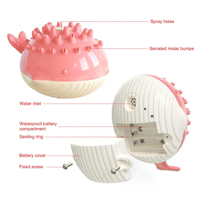 

Pet Dog Squirt Toy Tooth Cleaning Rubber Chew Toy Playing Swimming Floating Interactive Dog Toys Pet Chewing Accessories