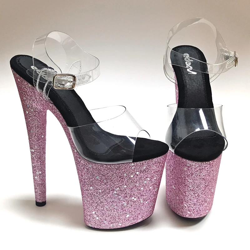 Женские сандалии на платформе и высоком каблуке 20 см/8 дюймов|Обувь для танцев| |