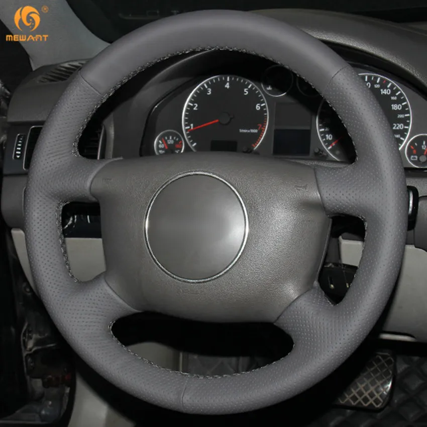MEWANT темно-серое искусственное кожаное оформление для Audi A6 2000-2004 A3 2000-2003