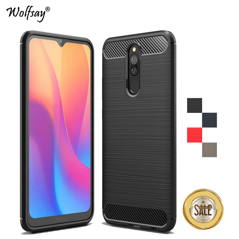 Защитный чехол из мягкого силикона и ТПУ для Xiaomi Redmi 8 защитный накладка 8|Бамперы|