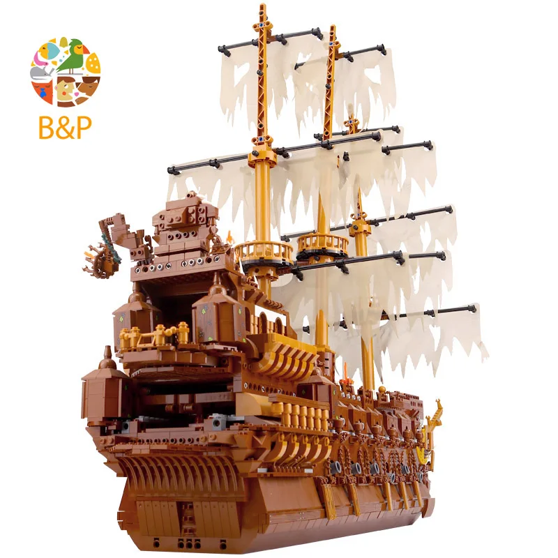 16016 серия фильмов корабль пиратов из стран Карибского моря голландский Летающий