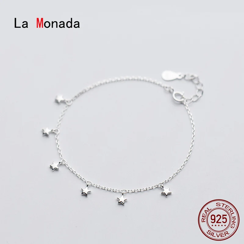 

Женский браслет La Monada из серебра 925 пробы, 15 + 3 звезды