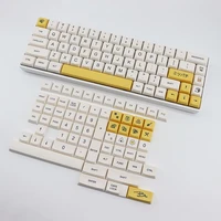 137 key honey milk keycaps pbt keyboard keycap xda profile sublimation milk white english mechanical keyboard key cap