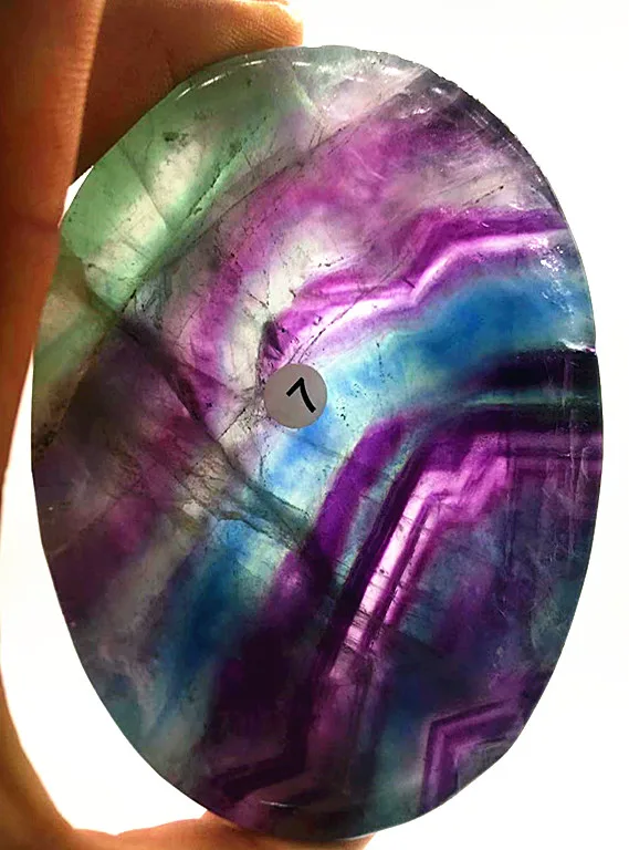 

Natural quartz crystal energy colorful fluorite carved ashtray Spirit Chakra Christmas gift