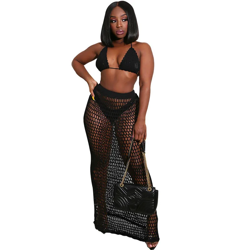 Пляжная одежда для купания летнее платье женское сексуальное Макси Платье с