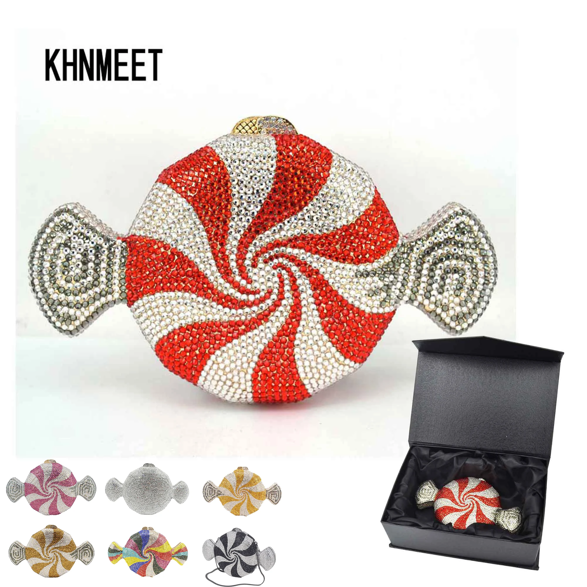 Дизайнерские красные конфеты кошелек индивидуальный стиль Роскошная обувь с