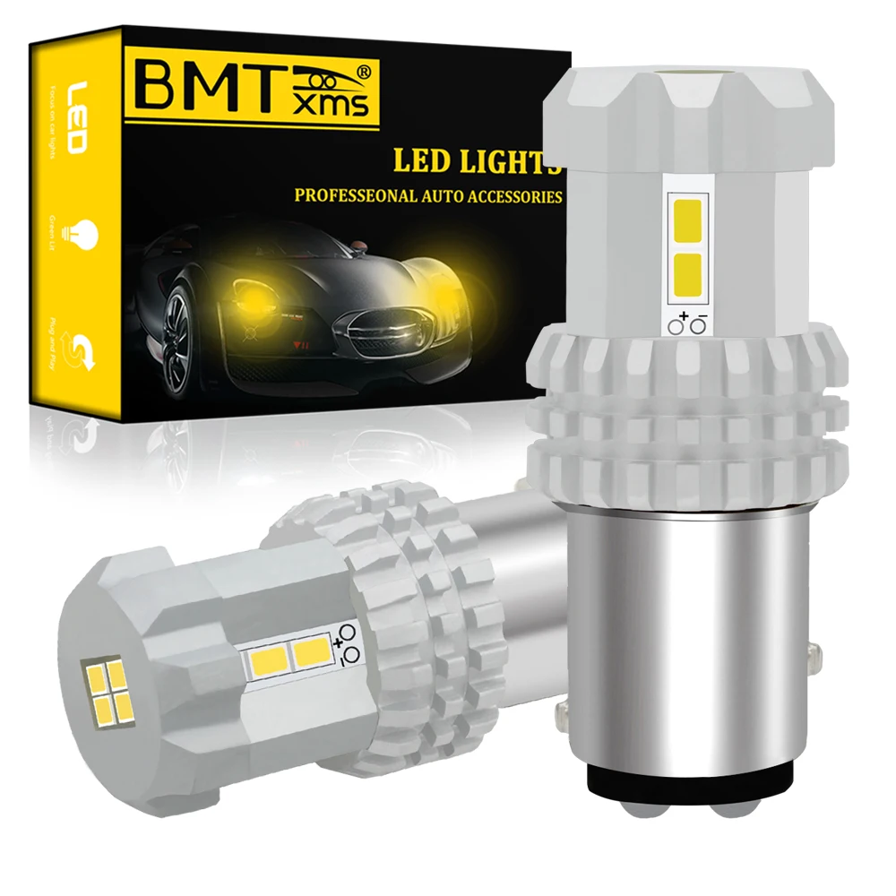 BMT 2 шт. Canbus PY21W BAU15S 1156 авто DRL Поворотная сигнальная лампа тормозной задний
